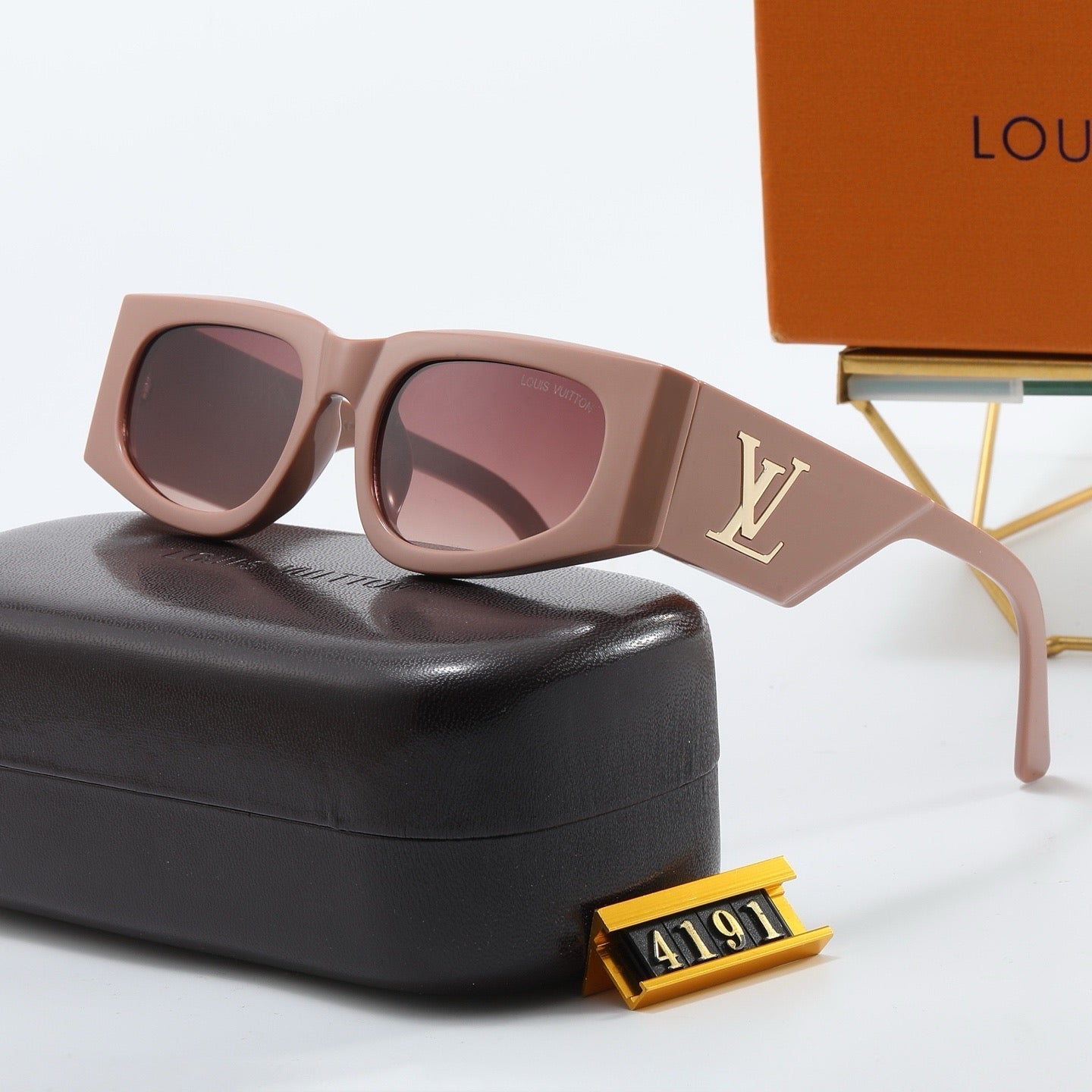 4-color fashionable four-leaf clover letter sunglasses