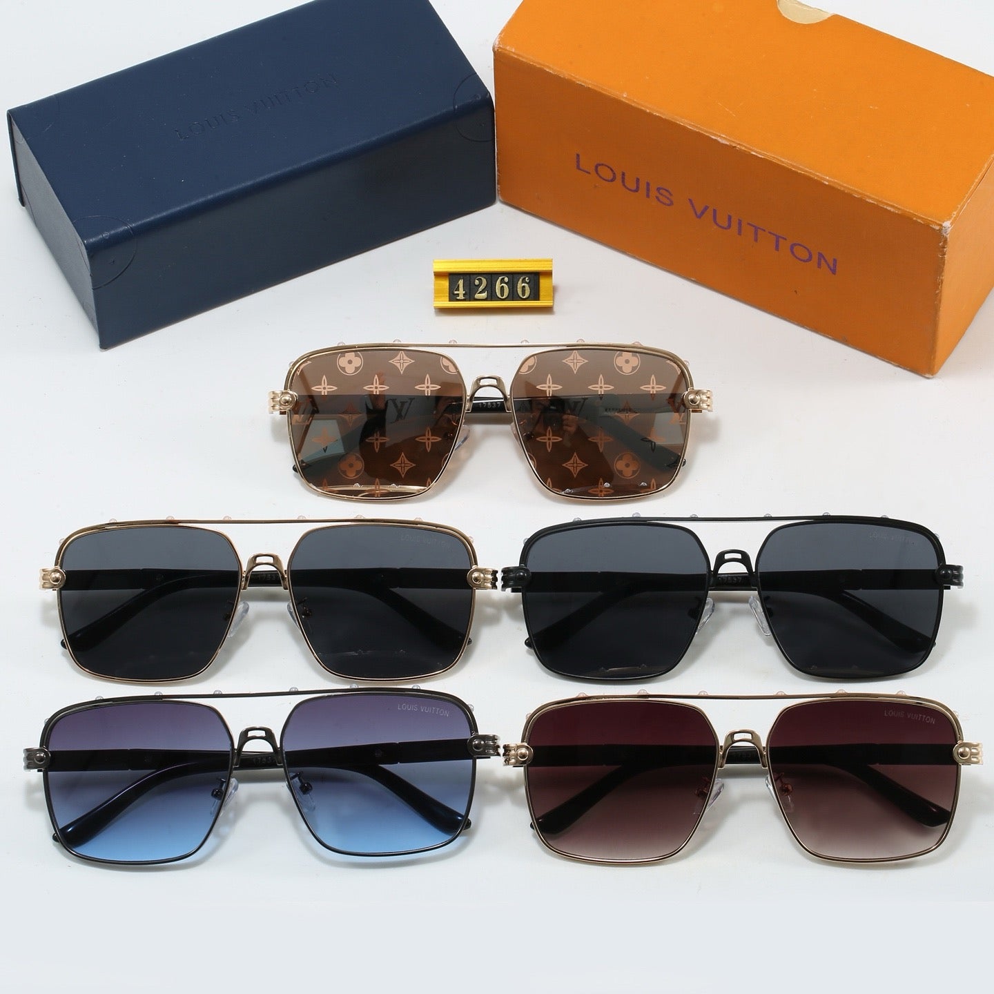 5-color fashionable four-leaf clover sunglasses