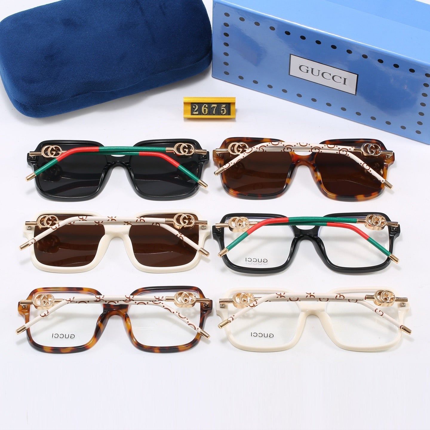 6-Color Fashion GG Sunglasses
