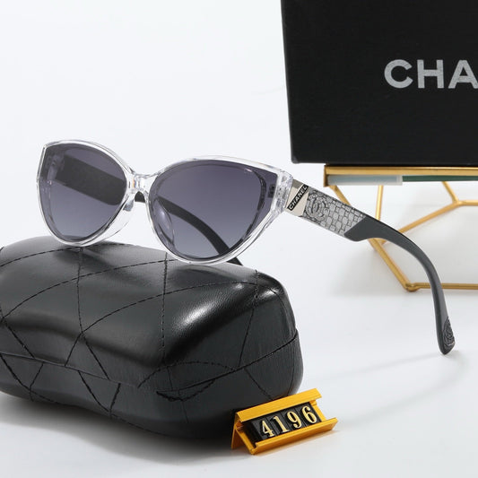 4-color fashion double C letter sunglasses