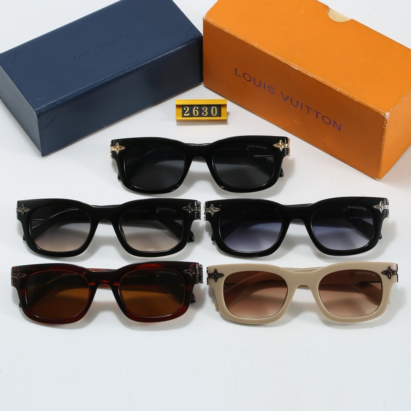 5-color fashionable four-leaf clover sunglasses