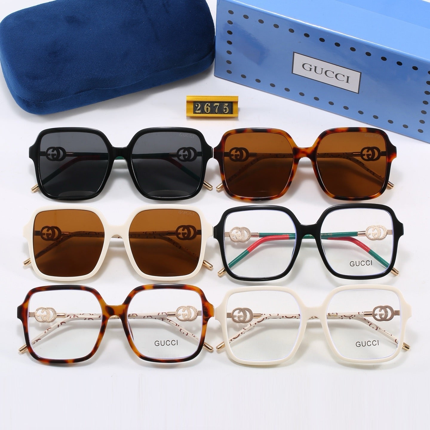 6-Color Fashion GG Sunglasses