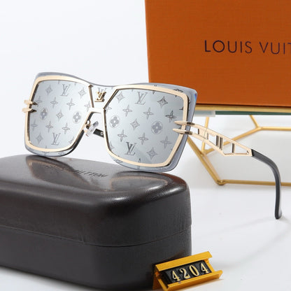 5-color fashionable four-leaf clover letter sunglasses