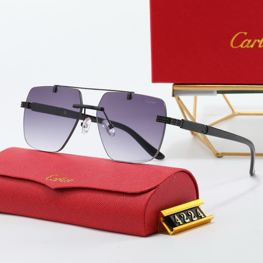 5-color fashion CAR letter sunglasses