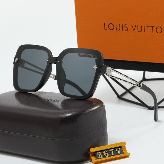 4-color fashionable four-leaf clover letter sunglasses