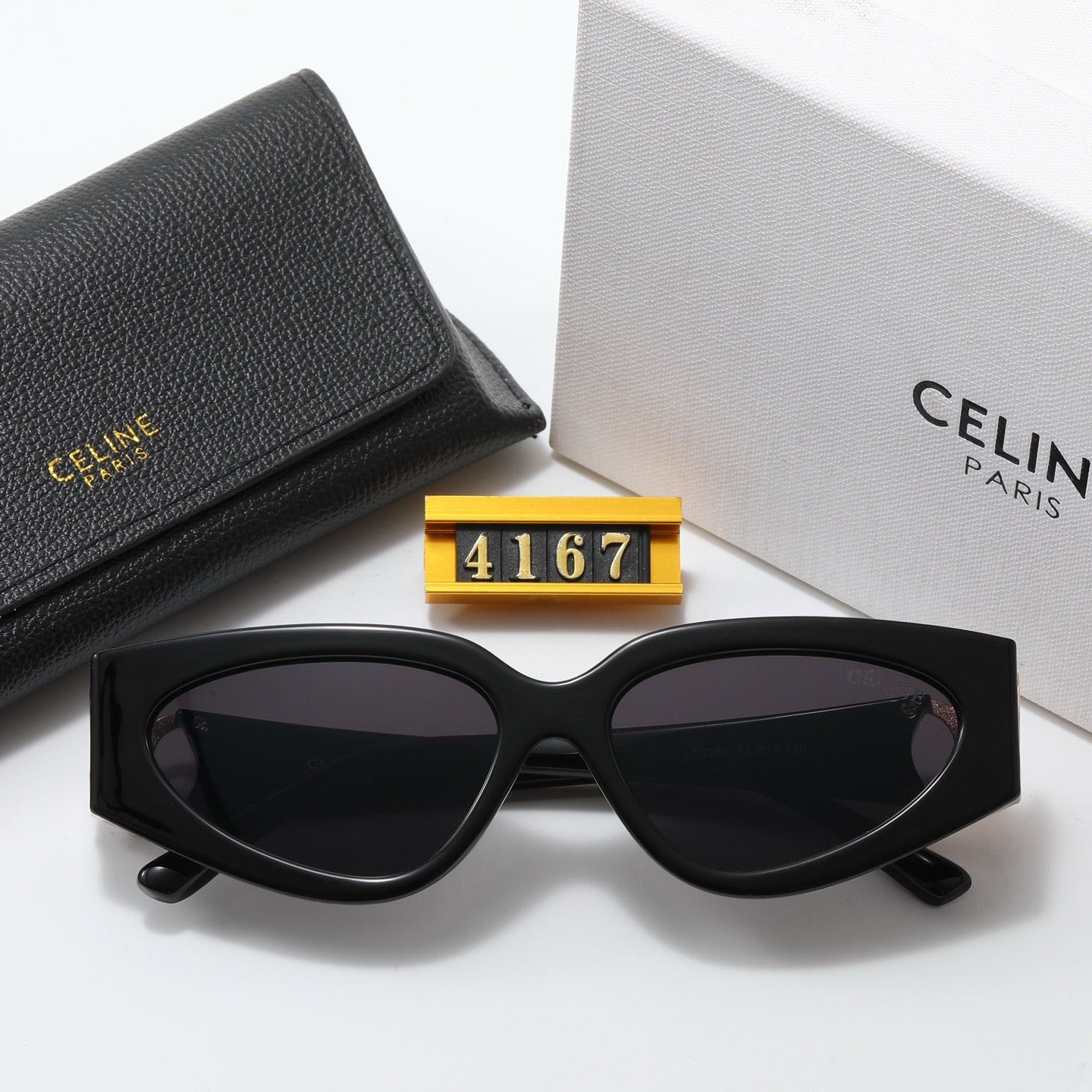 5-color fashion CE letter sunglasses