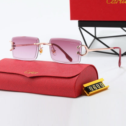 6-color fashion CAR letter sunglasses