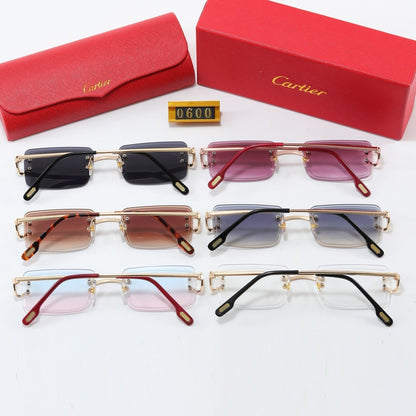 6-color fashion CAR letter sunglasses