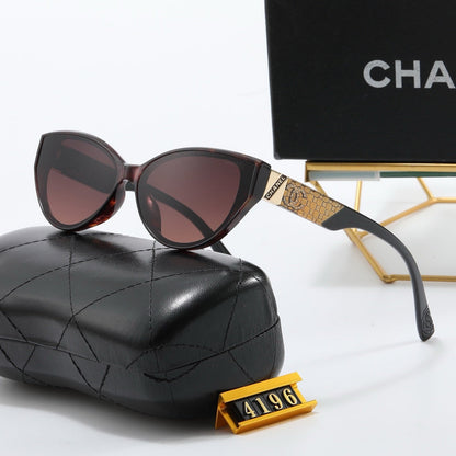 4-color fashion double C letter sunglasses