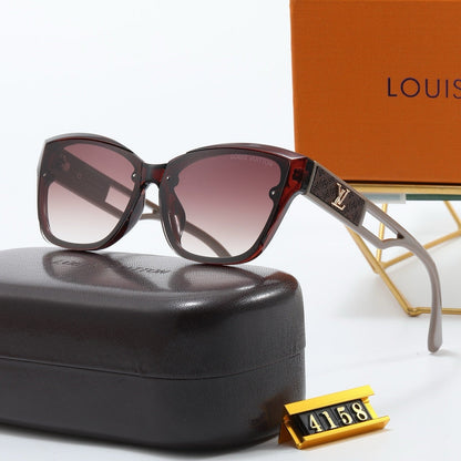 5-color fashion four-leaf clover letter sunglasses