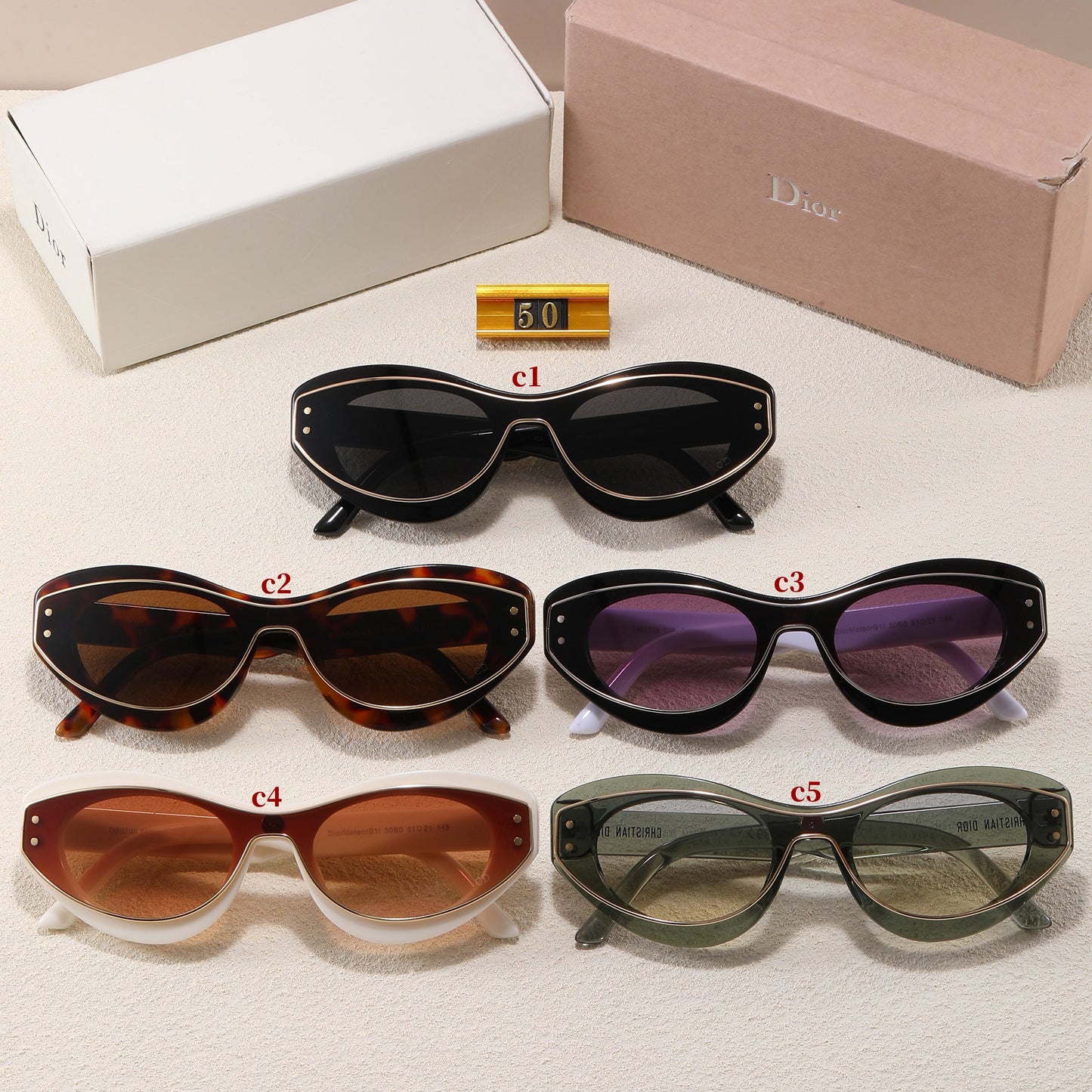 5-Color Fashion CD Sunglasses
