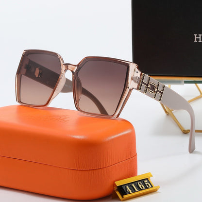 4-color fashion H letter sunglasses
